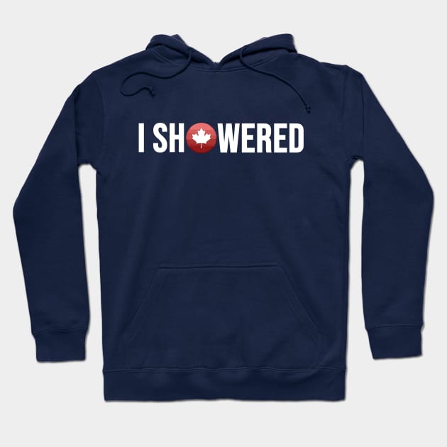 I voted, then I showered Hoodie by INLE Designs